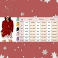 thumbnail image 3 of HNMKIU Hauts à Manches Longues pour Femmes Sweat à Capuche Imprimé de Noël Décontracté pour Automne et Hiver, 3 of 3