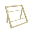 thumbnail image 2 of veasfak Wooden Ribbon Rack 2 Tier Decoration Storage Easy to Use for Sewing Thread Spool, 2 of 7
