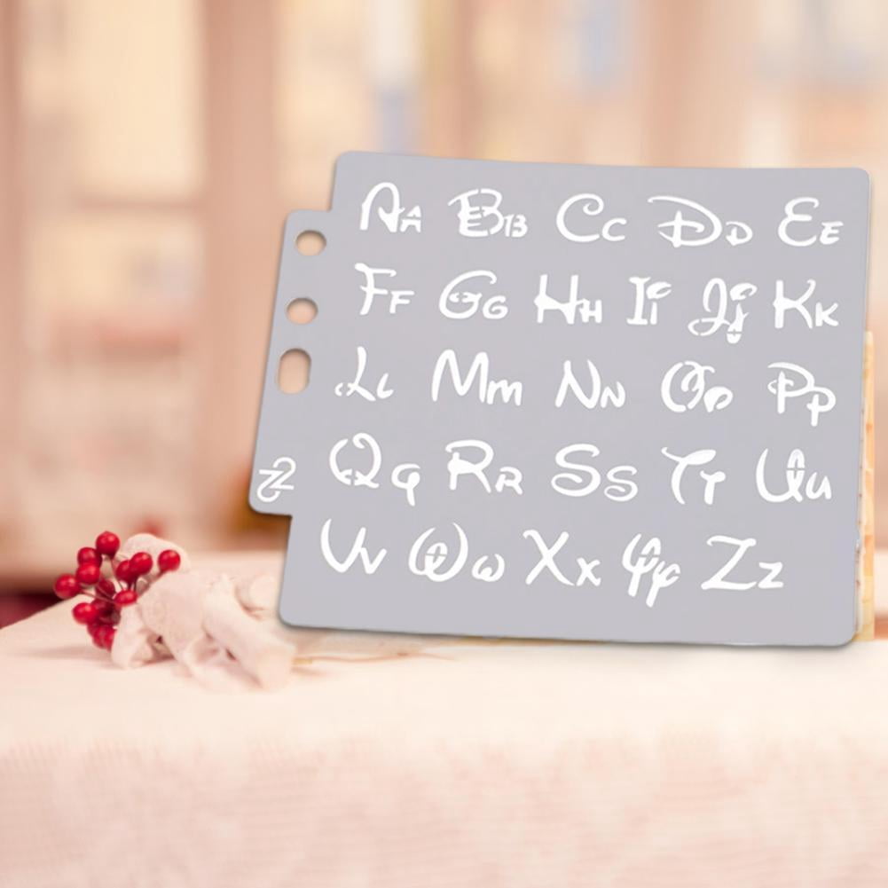 3 Pièces Lettre Pochoirs Pour Peinture Sur Bois Alphabet Pochoirs Modèle Art Artisanat Outils