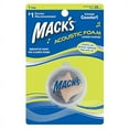 thumbnail image 2 of Mack’s Acoustic Foam Earplugs, 1 Pair Corded with Travel Case – Soft, Comfortable Ear Plugs for Concerts, Jam Sessions, Nightclubs and Loud Events, 2 of 2
