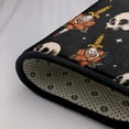 thumbnail image 4 of DouZhe Vintage Skull Oldschool Rose Pattern Area Rugs Non-Slip Machine Washable Floor Mat, Style Carpet Doormat, 63x48 inches, 4 of 6