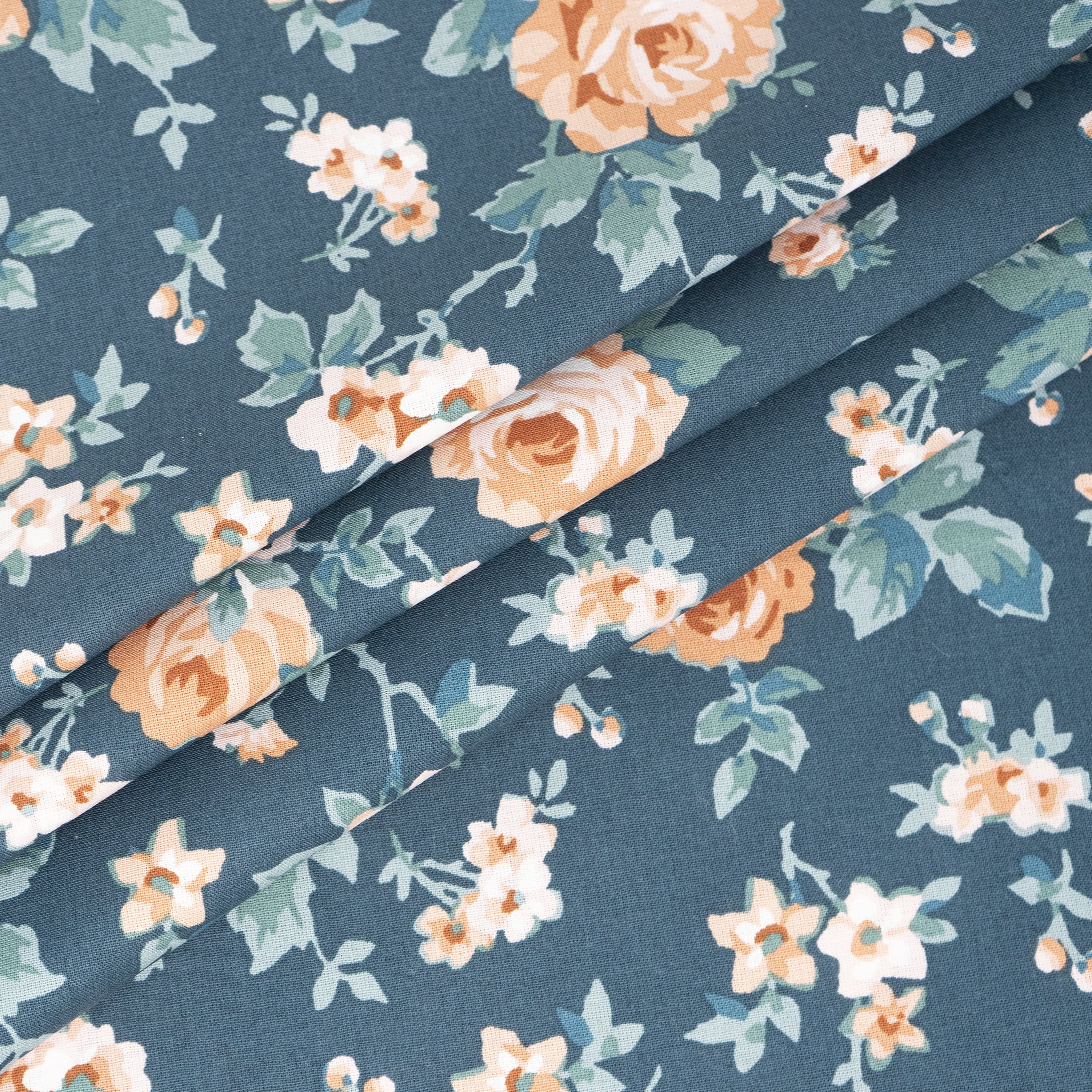 Waverly Inspirations 1 Yard Cut 100% Cotton Prints Fabric, Cutout Floral, 44" Wide for Quilting & Sewing