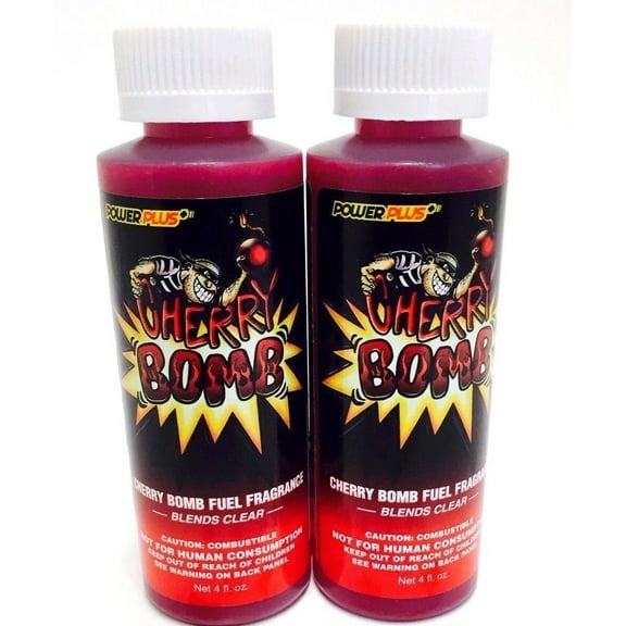 Power Plus Lubricants-2 PACK CHERRY Fuel Fragrance for Car, Motorcycle, ATV, IMCA - 4 fl oz