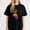 Black-1, variant on Women's Muscular Pug with Mom Tattoo Graphic T-Shirt S-4XL Mother's Day Gift