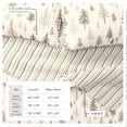 thumbnail image 3 of Lodge Quilt Set - Lightweight, Soft, All-Season - 2-Piece Reversible Rustic Bedding Set (Twin / Twin XL, Lodge Trees), 3 of 6