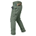 thumbnail image 6 of Fleece Lined Waterproof Utility Trousers True Work Tailor Pants Insulated Mens Hiking Cargo Hunting Pants, 6 of 6