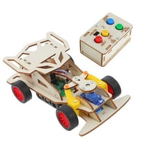 OULII Beige Assembly Science Car Kit for , Technology Exploration, and Educational Projects