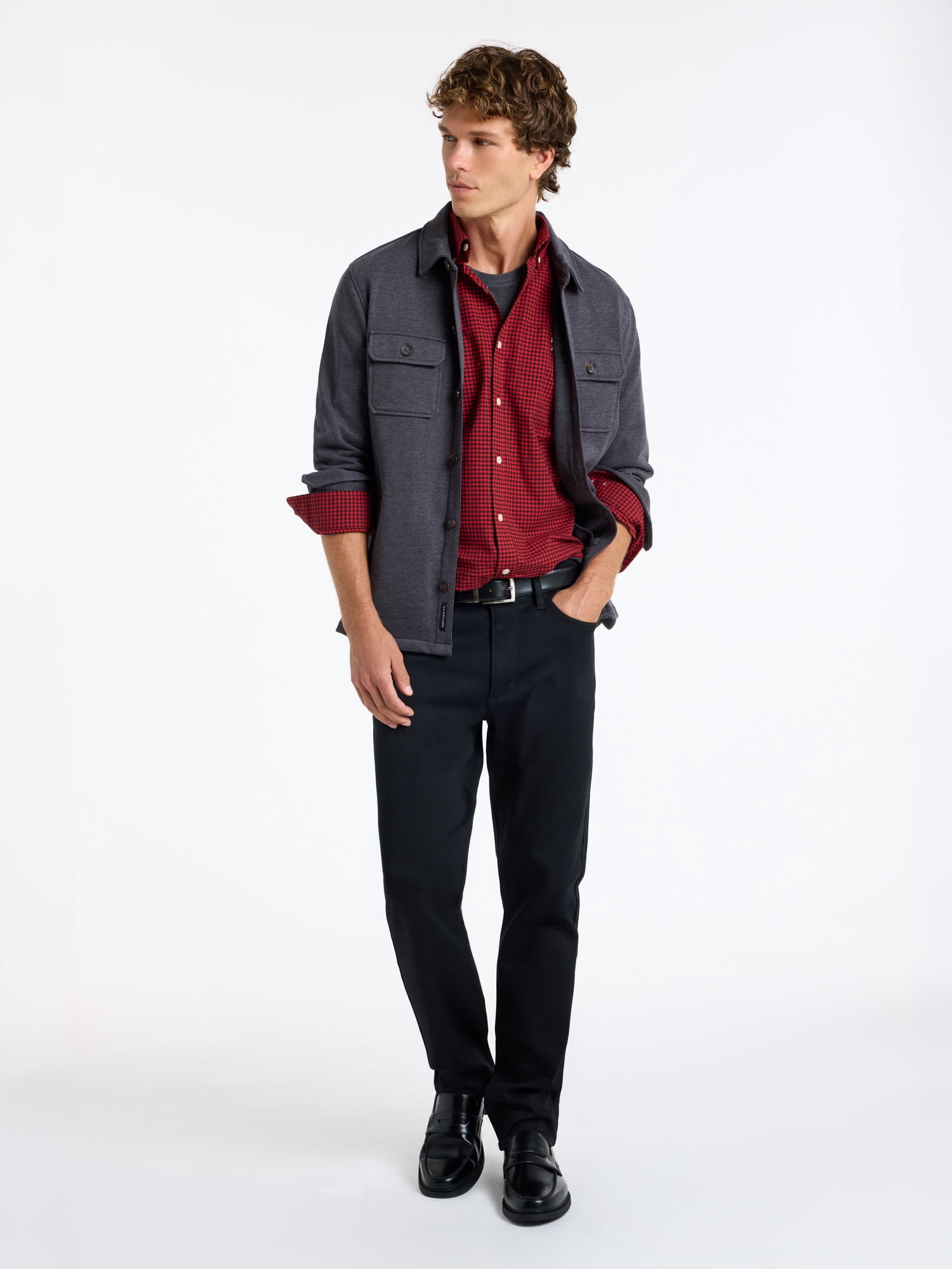 U.S. Polo Assn. Men's Warm Utility Shirt Jacket for Everyday Wear