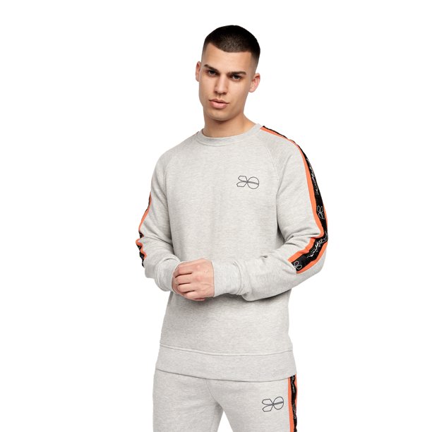 Crosshatch - Jersey Grassmeere para Hombre (Gris Jaspeado)