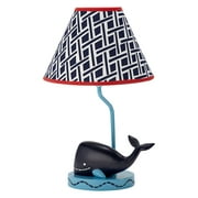 Nautica Whale of a Tale Collection Nursery Lamp and Shade