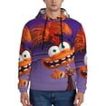 thumbnail image 2 of Lsque inside out 2 Pattern Casual Men's Hoodie,Hooded Sweatshirt with Kangaroo Pocket,Pullover Hoodie-Large, 2 of 8