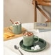 thumbnail image 4 of Juego de tazas de café para 6, tazas de café con asa para hombre, mujer, juegos de tazas de gres para café, té, cacao caliente, leche, lavaplatos, 4 of 4