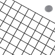 Fencer Wire 14 Gauge Black Vinyl Coated Welded Wire Mesh Size 1 inch by 1 inch (2 ft. x 50 ft.)