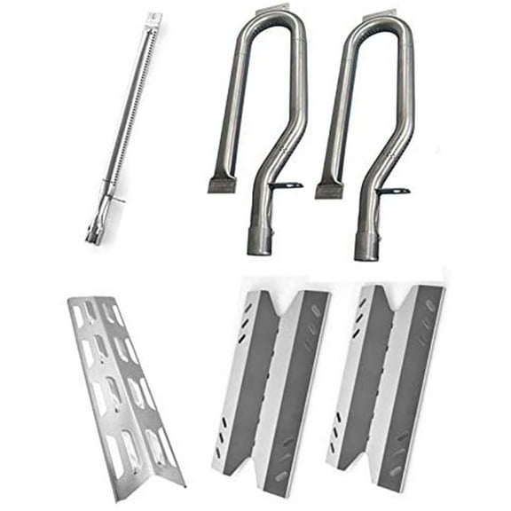 Replacement BBQ Parts for Kenmore 119.16240, BBQ Grill Includes 3 Heat Plates and 3 Burners