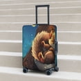 thumbnail image 6 of Naloa Squirrel Sleeping In Tree Elastic Suitcase Protector, Travel Suitcase Protector Cover Fits 18-32in Suitcase(No luggage included)-Small, 6 of 7