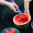 thumbnail image 4 of 2-in-1 Stainless Steel Watermelon Cutter, Watermelon Slicer & Fork, Fruit Cutter Tool for Watermelon, Mango, Pitaya, Portable for Camping, Picnics, Home, Parties, 4 of 7