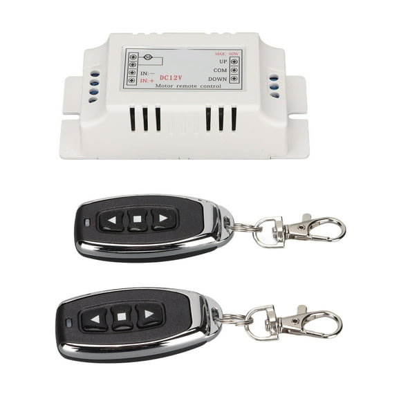 Interruptor de control remoto de relé inalámbrico de 433 MHz, transmisor y receptor RF universal para luz de puerta de garaje, 12 V CC
