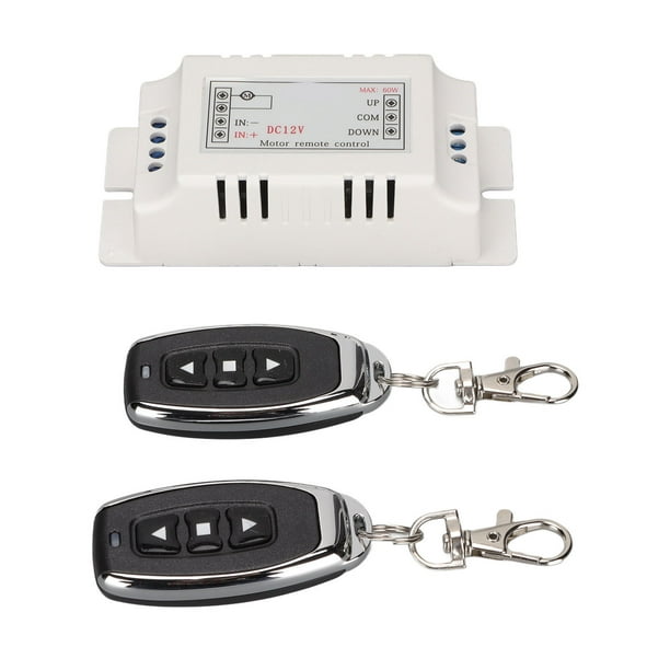 Interruptor de control remoto de relé inalámbrico de 433 MHz, transmisor y receptor RF universal para luz de puerta de garaje, 12 V CC