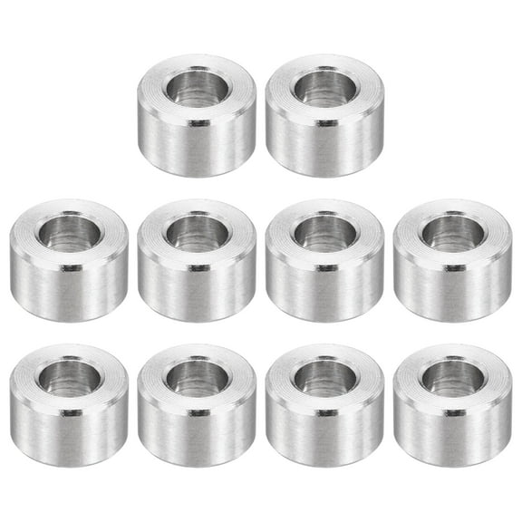 12Pcs M5 Stainless Steel Spacers Metal Spacer 5mm ID x 10mm OD x 6mm L