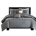 thumbnail image 4 of Intelligent Design Daryl 5 Pièces Housse de Couette Ensemble Gris Full/Queen, 4 of 10