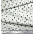 thumbnail image 3 of Soimoi Green Georgette Viscose Fabric Palm Tree Print Fabric by Yard 42 Inch Wide, 3 of 5