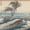 Yokkaichi San Cho Kwa Station 44, variant on Elephant Stock Evening Snow At Kambara Wall Art - Horizontal Canvas Wall Art - Living Room Wall Decor - Nature Canvas - Gray And Black Decor By Utagawa Hiroshige - 12" x 8"