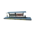 thumbnail image 3 of Modelo de parada de autobús en miniatura,Modelos de construcción a escala 1/64 Autobús en miniatura Esperando parada,1:64 Modelo de estación de autobuses Estación de montaje DIY,Escena de, 3 of 8