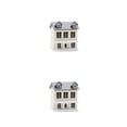 thumbnail image 4 of Ounissouiy 1:12 casa de muñecas portátil encantador miniatura decorativo extraíble juguete de repuesto modelo residente accesorios de juguete Beige 2piezas, 4 of 6