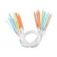 thumbnail image 3 of Multicolor Plastic Circular Tube Knitting Needles Kit Sweater Needle Set 12 PCS (80CM), 3 of 9