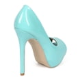 thumbnail image 4 of Kayleen CF47 Women Patent Leatherette Peep Toe Platform Stiletto Pump, 4 of 5