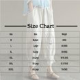 thumbnail image 2 of HomeGardon Pants for Women Ladies' Loose Casual Embroidered Lace Patchwork Lantern Pants Long Pants,M-XXXXL, 2 of 3