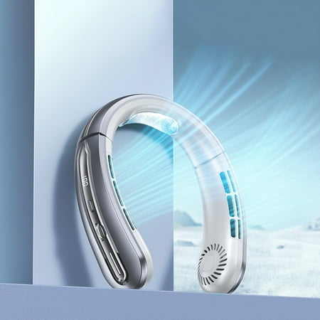 

New Hanging Fan Portable Charging Portable Small USB Silent Hanging Neck Learless Outdoor Fan Neck Fan Rechargeable Neck Fans That Blow Cold Air