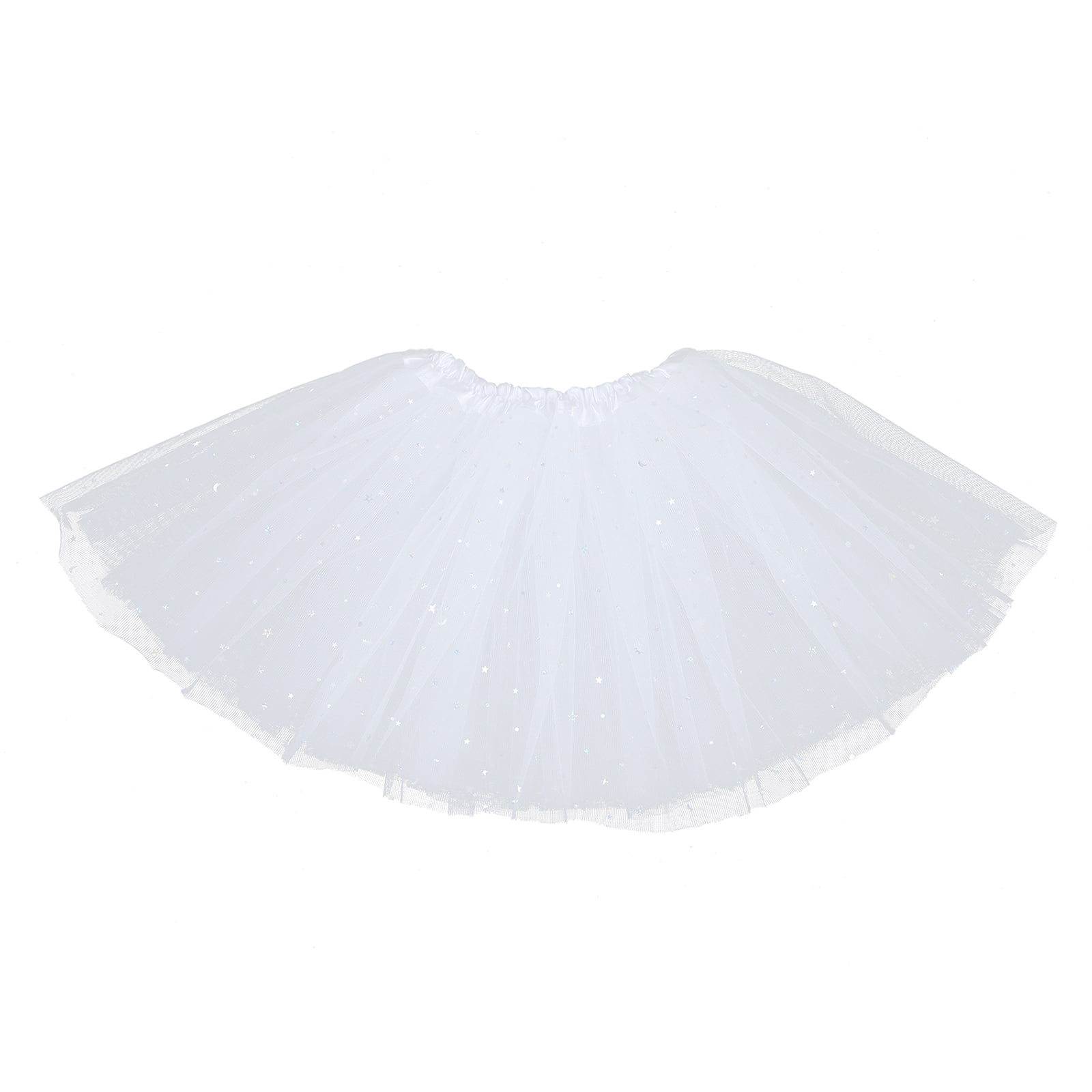 Mädchen Tutu Rock Mit Pailletten - Prinzessin Ballettkleid Mit Sternen