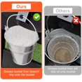 thumbnail image 4 of Drip Bucket and 15-Pack Disposable Foil Liners for Oklahoma Joe's, Traeger, Pit-Boss, Z Grill, Camp Chef, Grill Grease Liner Fits Most Offset Smoker, Rec Tec Pellet Grill Bucket, Silver, 4 of 6