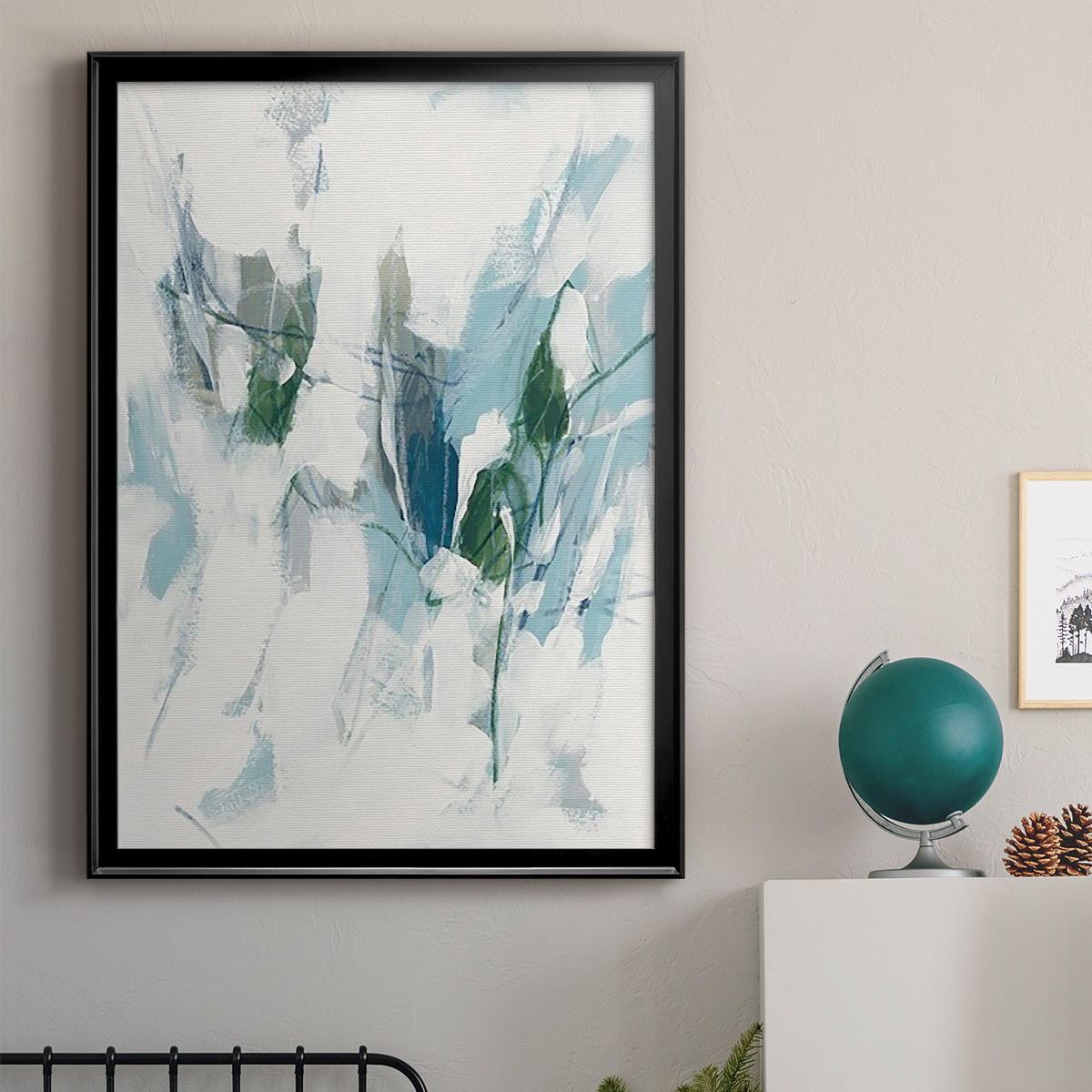 Ice Cavern I Premium Framed Print, in Gold, Black, or Silver - Ready to Hang
