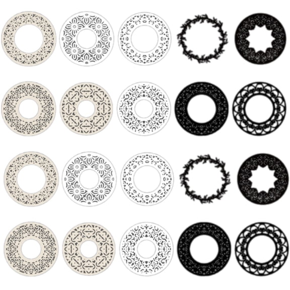 20 Sheets Aesthetic Decorative Paper for Journal Photo Album Picture Frame Scrapbooking Embellishment