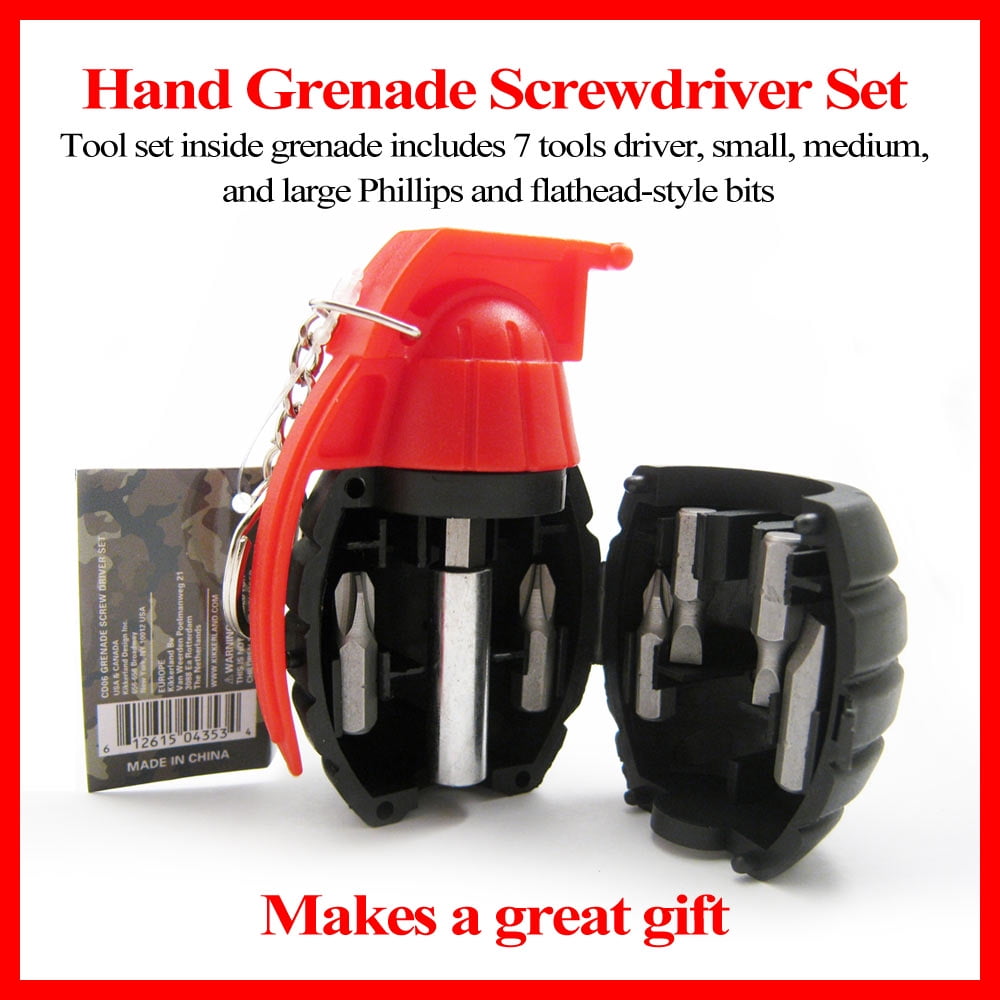 Grenade Screwdriver 7 in 1 Black Great for Gift !!HOT Item 