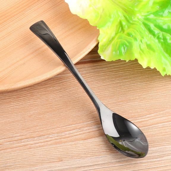 SOPOTUTU Titanium Plated Black Kitchen Silverware 1 Piece Flatware for Home and Dining