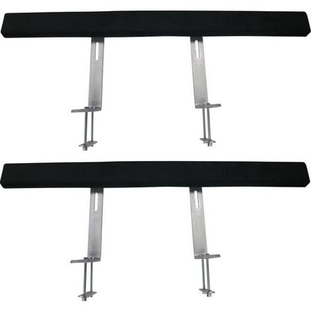 VEVOR Boat Trailer Guide-on, 48", One Pair Galvanized Steel Trailer Guide ons π-shaped w/Carpet-padded Boards, Complete Mounting Accessories Included, for Ski Boat, Fishing Boat or Sailboat Trailer
