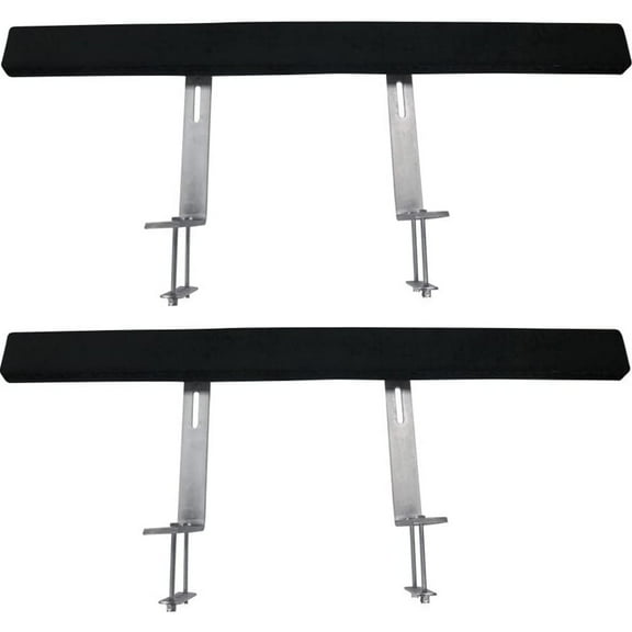 VEVOR Boat Trailer Guide-on, 48", One Pair Galvanized Steel Trailer Guide ons π-shaped w/Carpet-padded Boards, Complete Mounting Accessories Included, for Ski Boat, Fishing Boat or Sailboat Trailer