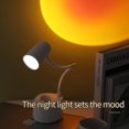 CHNGYDZ Romantic USB Charging Sunset Lamp with Dimming Perfect Bedroom