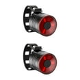 thumbnail image 2 of relayinert Headlight Bike Head Light Front Rear Lamps Warning Lamp Red 27.5x26mm 2Set, 2 of 6