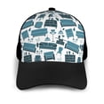 thumbnail image 3 of Yiaed Modern Furniture Print Baseball Cap Dad Hat Polo Style Plain Blank Adjustable Size, 3 of 5