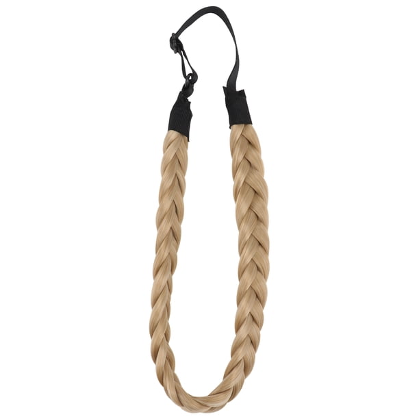 EeaseMX 1 diadema trenzada de dos hilos tejida a mano con estilo retro.