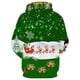 thumbnail image 3 of Hombres Casual Navidad Impresión digital Sudadera con capucha Manga larga Mismo estilo para hombres y mujeres Tops festivos Blusa Pompotops oipoqjl17209, 3 of 3