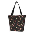 thumbnail image 1 of Balery Red White Flowers Bolsa de Hombro con Diseño, Bolsa Grande y Duradera, Bolsa Versátil para Compras, 1 of 6