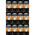 thumbnail image 2 of 12-Pack Duracell 2025 Batteries 3.0 Volt Lithium Coin Button, 2 of 2