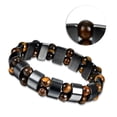 thumbnail image 2 of Bracelet hématite magnétique pour homme et femme, accessoire de soins de santé, pour perte de poids, 2 of 3
