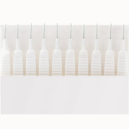 

10pcs Shower Head Cleaning Brush Nylon Small Hole Cleaner Reusable Shower Head Anti-Clogging Brush Multifunctional Pore Gap Hole Brush Cleaner Tool for Shower Nozzle Holes Mobile Phone Holes (White)