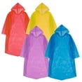 thumbnail image 1 of POINTERTECK 10Pcs Ponchos de Pluie Jetables Imperméables en Plastique Imperméables Adultes Imperméables d'Urgence avec Capuche Cordon pour l'Extérieur, 1 of 10